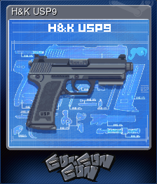 Series 1 - Card 4 of 8 - H&K USP9