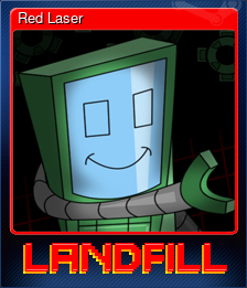 Series 1 - Card 3 of 6 - Red Laser