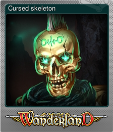 Series 1 - Card 1 of 7 - Cursed skeleton