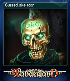 Series 1 - Card 1 of 7 - Cursed skeleton