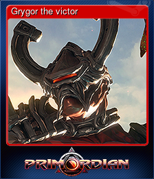 Series 1 - Card 2 of 5 - Grygor the victor
