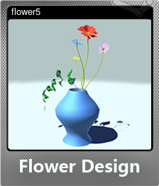 Series 1 - Card 5 of 5 - flower5