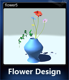 Series 1 - Card 5 of 5 - flower5