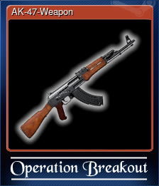 Series 1 - Card 2 of 5 - AK-47-Weapon