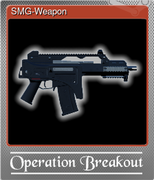 Series 1 - Card 1 of 5 - SMG-Weapon