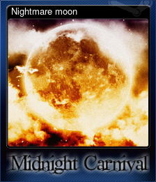 Series 1 - Card 4 of 5 - Nightmare moon