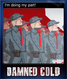 Series 1 - Card 6 of 6 - I'm doing my part!
