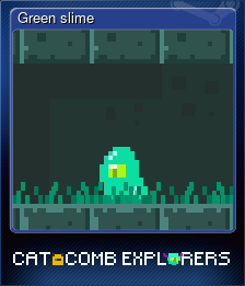 Series 1 - Card 1 of 5 - Green slime