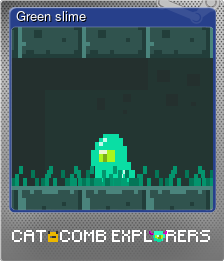 Series 1 - Card 1 of 5 - Green slime