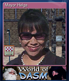 Series 1 - Card 7 of 9 - Mayor Helga