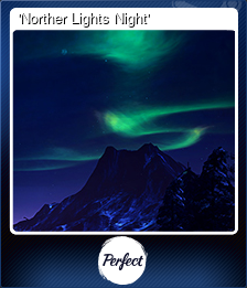 Series 1 - Card 4 of 5 - 'Norther Lights Night'
