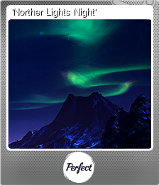 Series 1 - Card 4 of 5 - 'Norther Lights Night'