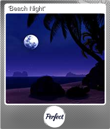 Series 1 - Card 2 of 5 - 'Beach Night'