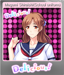 Series 1 - Card 10 of 12 - Megumi Shiraishi(School uniform)