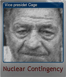 Series 1 - Card 3 of 5 - Vice presidet Cage