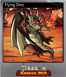 Series 1 - Card 9 of 14 - Flying Dino