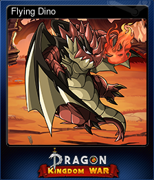 Series 1 - Card 9 of 14 - Flying Dino
