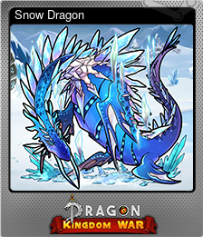 Series 1 - Card 6 of 14 - Snow Dragon