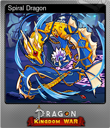 Series 1 - Card 2 of 14 - Spiral Dragon