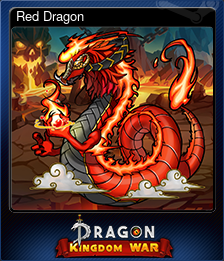Series 1 - Card 4 of 14 - Red Dragon