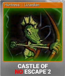 Series 1 - Card 2 of 6 - Huntress :: Lizardian