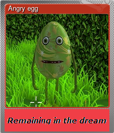 Series 1 - Card 4 of 5 - Angry egg