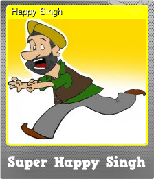 Series 1 - Card 2 of 5 - Happy Singh