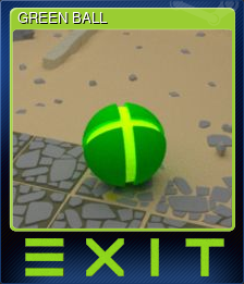 Series 1 - Card 2 of 7 - GREEN BALL