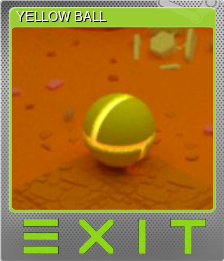 Series 1 - Card 4 of 7 - YELLOW BALL