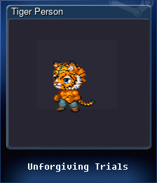 Series 1 - Card 2 of 8 - Tiger Person