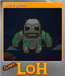 Series 1 - Card 3 of 5 - Stone golem