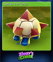 Series 1 - Card 4 of 5 - Spikes the Turtle