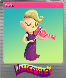 Series 1 - Card 4 of 7 - Viola