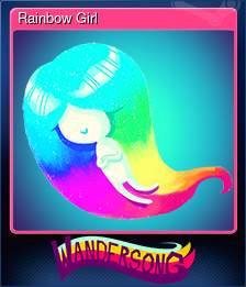 Series 1 - Card 7 of 7 - Rainbow Girl
