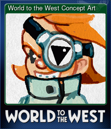 Series 1 - Card 14 of 14 - World to the West Concept Art