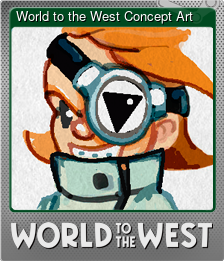 Series 1 - Card 14 of 14 - World to the West Concept Art