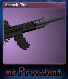 Series 1 - Card 2 of 5 - Assault Rifle