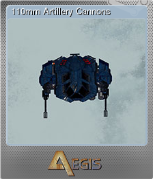 Series 1 - Card 2 of 5 - 110mm Artillery Cannons
