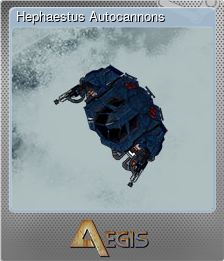 Series 1 - Card 1 of 5 - Hephaestus Autocannons