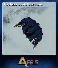 Series 1 - Card 1 of 5 - Hephaestus Autocannons