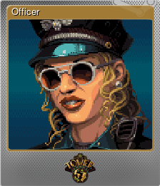 Series 1 - Card 4 of 6 - Officer