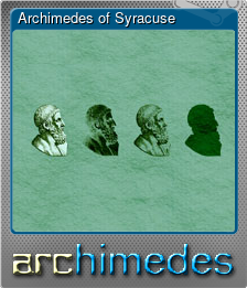 Series 1 - Card 3 of 5 - Archimedes of Syracuse