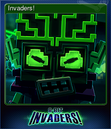 Series 1 - Card 1 of 8 - Invaders!
