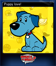 Series 1 - Card 5 of 6 - Puppy love!