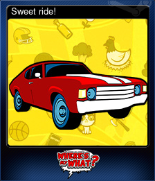 Series 1 - Card 1 of 6 - Sweet ride!