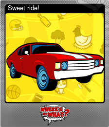 Series 1 - Card 1 of 6 - Sweet ride!