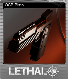 Series 1 - Card 4 of 6 - OCP Pistol