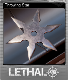 Series 1 - Card 6 of 6 - Throwing Star