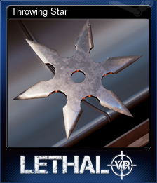 Series 1 - Card 6 of 6 - Throwing Star