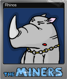 Series 1 - Card 3 of 9 - Rhinos